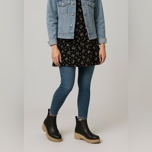 2400- dv by Dolce Vita Rancher Chelsea Boots Black Size 8 NWT